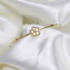 18ct gold baby flower bracelet