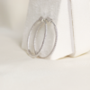 Cubic Hoops Earrings - big size