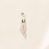 Silver Palestine pendant with flag