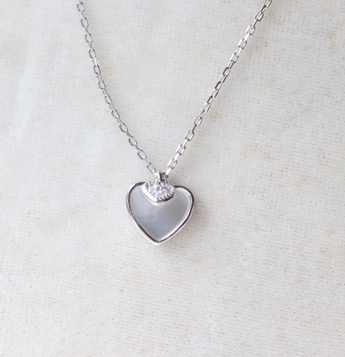 Silver Heart chain