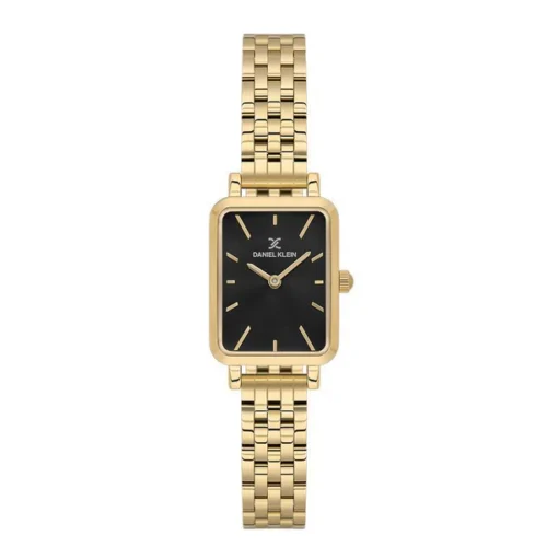Ladies Daniel Klein gold with black dial DK1137752
