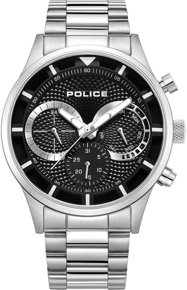 Gents police watch gun metal chrono PEWGK0040301