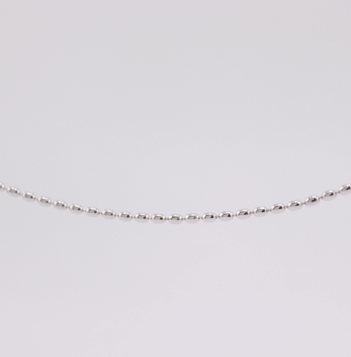 Silver ball chain 45cm
