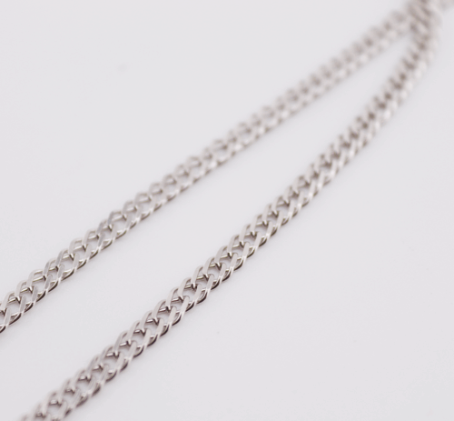 Silver 925 curb link chain - 50cm
