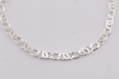 Gents Silver handchain - 20cm long