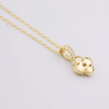 Silver 925 clover chain in gold plating