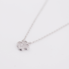 Silver 925 mini clover chain with cubics